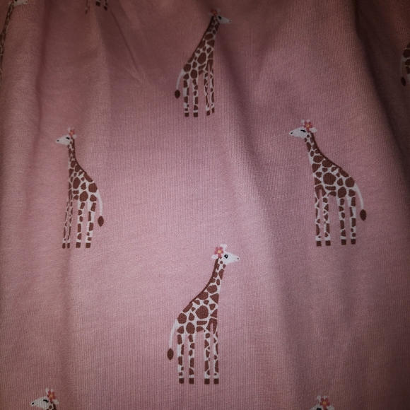 Nwt tcp giraffe pink dress with bows - Picture 3 of 5